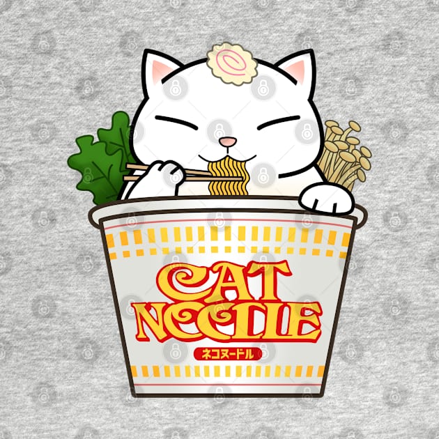 Chubby Cat Cup Noodle by Takeda_Art